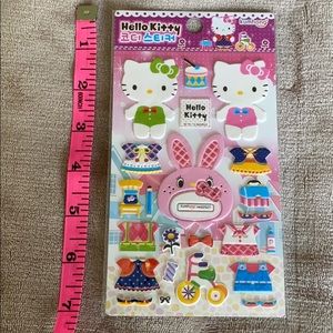 Hello Kitty puffy stickers
